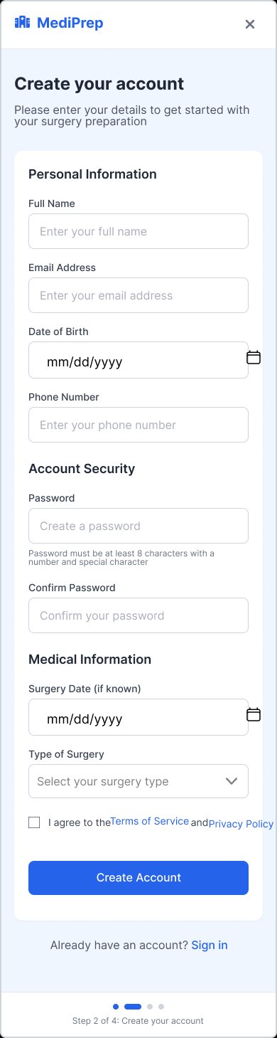Create account